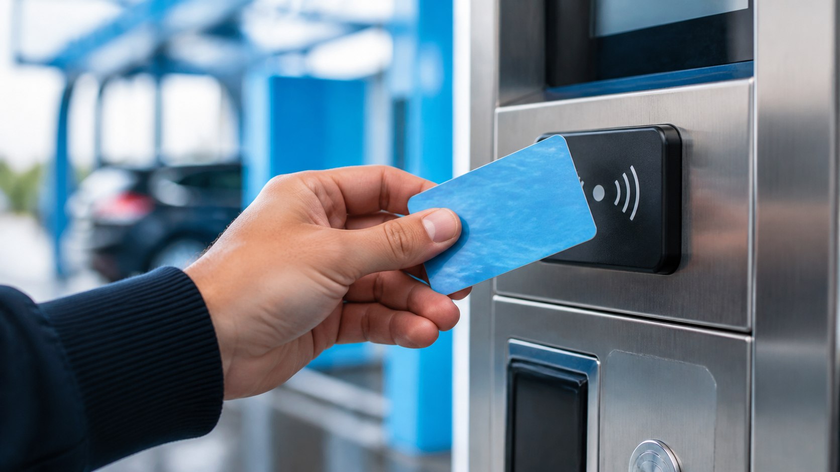 Card contactless apropiat de cititorul unui terminal de plată